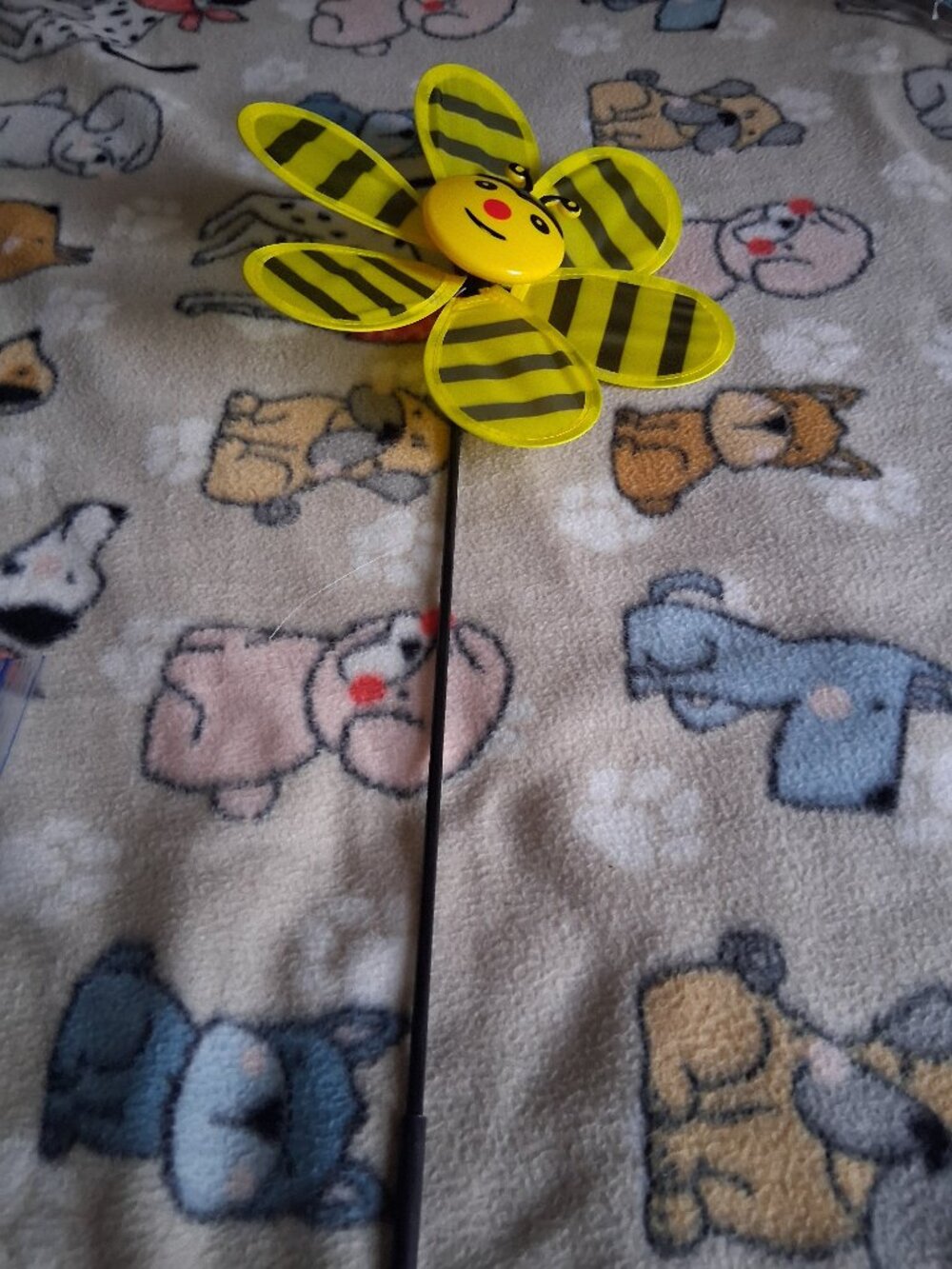 cute bee garden spinner